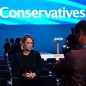 Laura Kuenssberg at the Conservative Party annual conference in 2017 (Photo: OLI SCARFF/AFP via Getty Images)