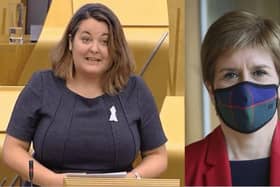 The First Minister Nicola Sturgeon has said she is ‘sending love and strength’ to Ruth Maguire, Ayrshire SNP MSP, after she announced she has been diagnosed with stage three cervical cancer.