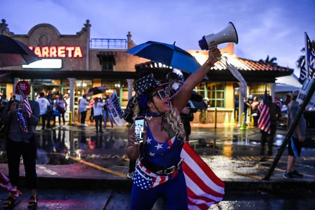 Some 70 million Americans voted for Donald Trump, despite knowing he is a narcissist who exploits racial tensions, spreads hate, and mocks science (Picture: Chandan Khanna/AFP via Getty Images)
