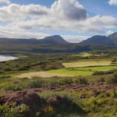 The Darroch’s build site with the Paps of Jura as a backdrop