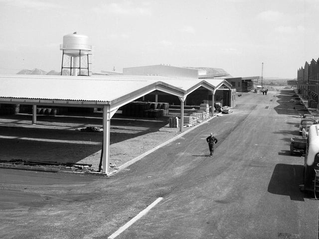The North British Distillery at West Calder in July 1964.