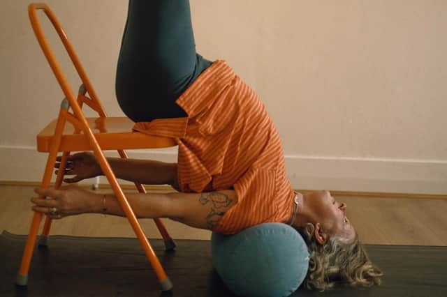 Chair yoga at Lila