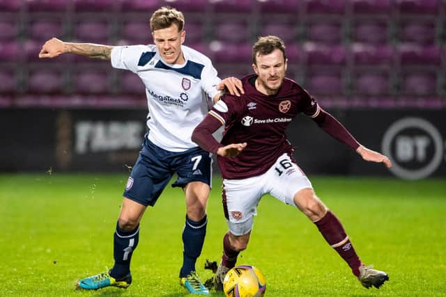 Hearts sit top of the Championship table having played 10 games. Picture: SNS