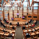General view of the chamber during the First Minister's Questions session at the Scottish Parliament in Holyrood, Edinburgh.