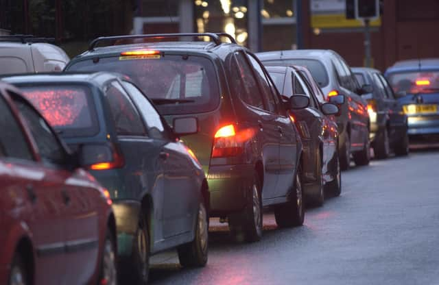 Rail journeys are down 80 per cent on normal but there has only been a 20 per cent reduction in car trips in Scotland. (Picture: Julie Bull)