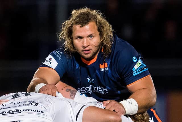 "Schoo! Schoo!" Scotland's South African-born loosehead prop Pierre Schoeman is a Murrayfield cult favourite.