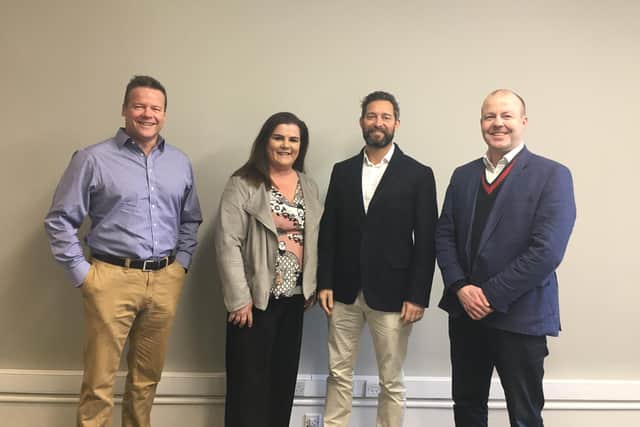 From left: Gilson Gray's Matthew Gray, Elaine Wallace, managing partner Glen Gilson and Derek Tyson.