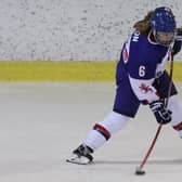 Beth Scoon plays ice hockey for Team GB.