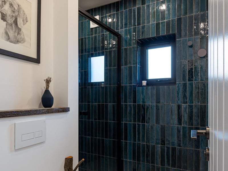 The double bedroom comes complete with an ensuite shower room.