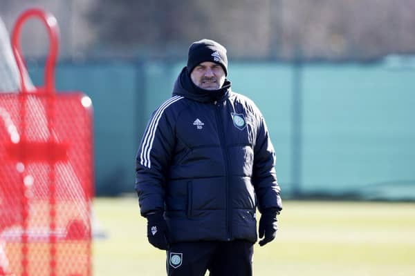 Celtic manager Ange Postecoglou avoids being clouded by emotion by detaching himself from his players, the club's midfielder Matt O'Riley has revealed. (Photo by Craig Williamson / SNS Group)