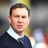 Former Ross County manager Derek Adams will lead his Morecambe side to Stamford Bridge on Sunday. Pic: SNS