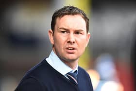 Former Ross County manager Derek Adams will lead his Morecambe side to Stamford Bridge on Sunday. Pic: SNS