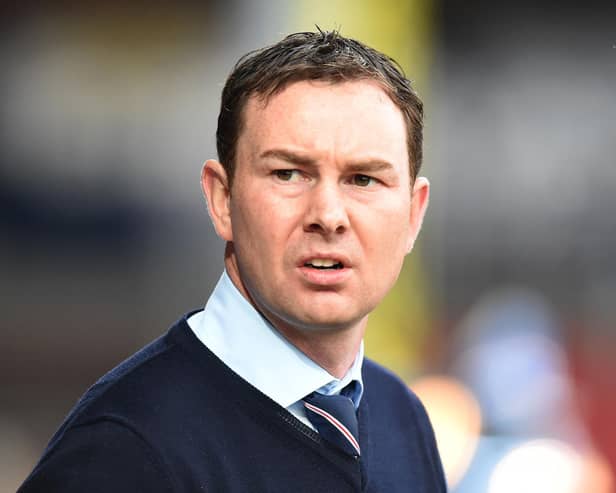 Former Ross County manager Derek Adams will lead his Morecambe side to Stamford Bridge on Sunday. Pic: SNS