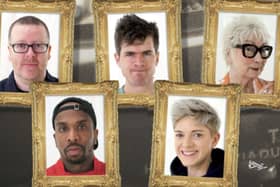 This year's Taskmaster cast.