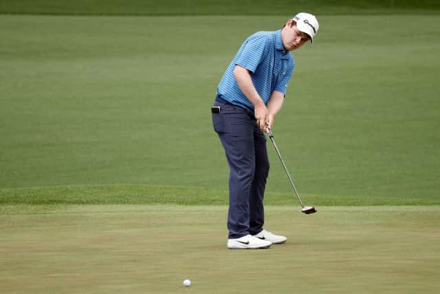 Bob MacIntyre finished joint-12th in the season's first major, last month's Masters at Augusta National Golf Club in Georgia. Picture: Kevin C. Cox/Getty Images.