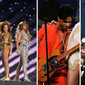 Some of the stars who have taken to the Super Bowl stage.