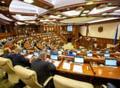 The Moldovan parliament voted through a draft law to change the Moldovan language to Romanian language on all legislative documents.
