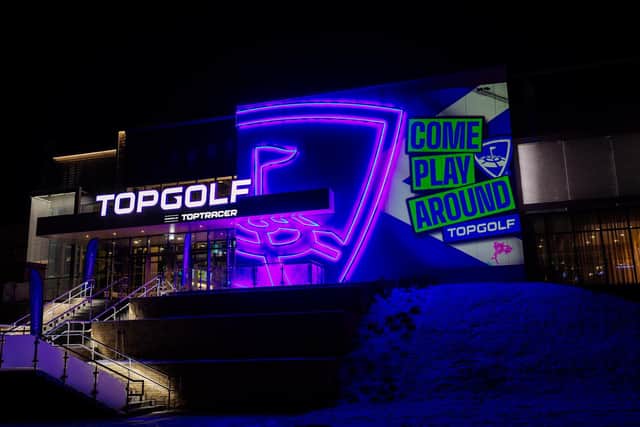 Topolf's new facility in Glasgow only opened in mid-December and has been very busy over the past three months. Picture: Topgolf.