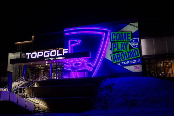 Topolf's new facility in Glasgow only opened in mid-December and has been very busy over the past three months. Picture: Topgolf.