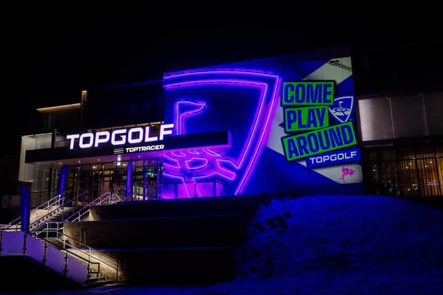 Topolf's new facility in Glasgow only opened in mid-December and has been very busy over the past three months. Picture: Topgolf.
