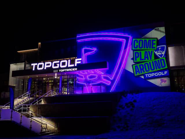 Topolf's new facility in Glasgow only opened in mid-December and has been very busy over the past three months. Picture: Topgolf.