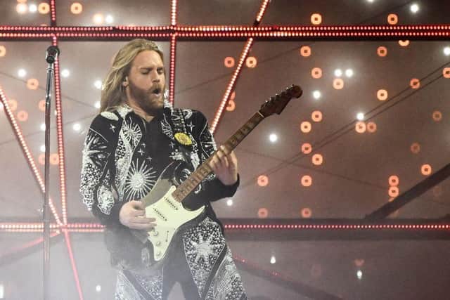 Sam Ryder stormed to second place in Saturday's Eurovision Song contest final in Turin (Photo by Marco Bertorello/AFP via Getty Images)