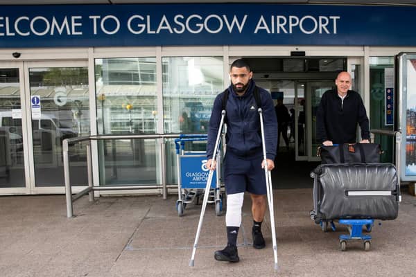 Celtic defender Cameron Carter-Vickers has surgery on his knee earlier this month.