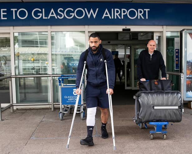 Celtic defender Cameron Carter-Vickers has surgery on his knee earlier this month.