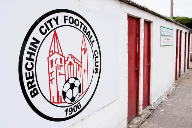 A general view of Brechin City's Glebe Park home