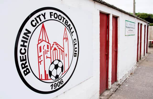 A general view of Brechin City's Glebe Park home