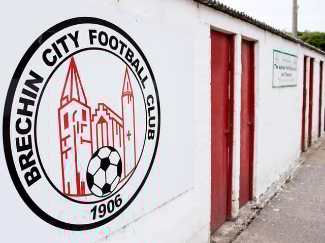 A general view of Brechin City's Glebe Park home