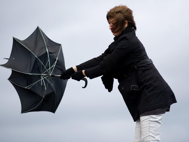 It is often said that in Scotland you can experience all four seasons in one day because of how "inconstant" the weather is and that's what a "blirtie day" refers to, severe blasts of rain and wind but occasionally.