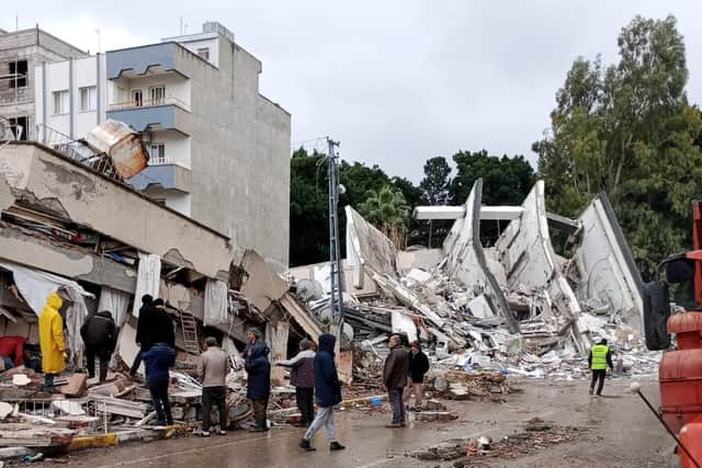 Mr Esmer watched one building collapse as he was speaking to his family in Turkey on video call.