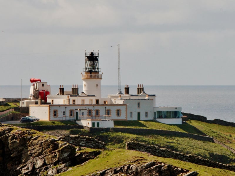 The Sumburgh Head Lighthouse was the first Stevenson type to be constructed in Shetland, it was first lit on January 15, 1821.