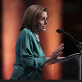 US house speaker Nancy Pelosi has said she and other members of Congress visiting Taiwan are showing they will not abandon their commitment to the self-governing island.