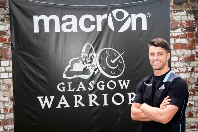 A youthful Adam Hastings after joining Glasgow Warriors in the summer of 2017. Picture: Gary Hutchison/SNS