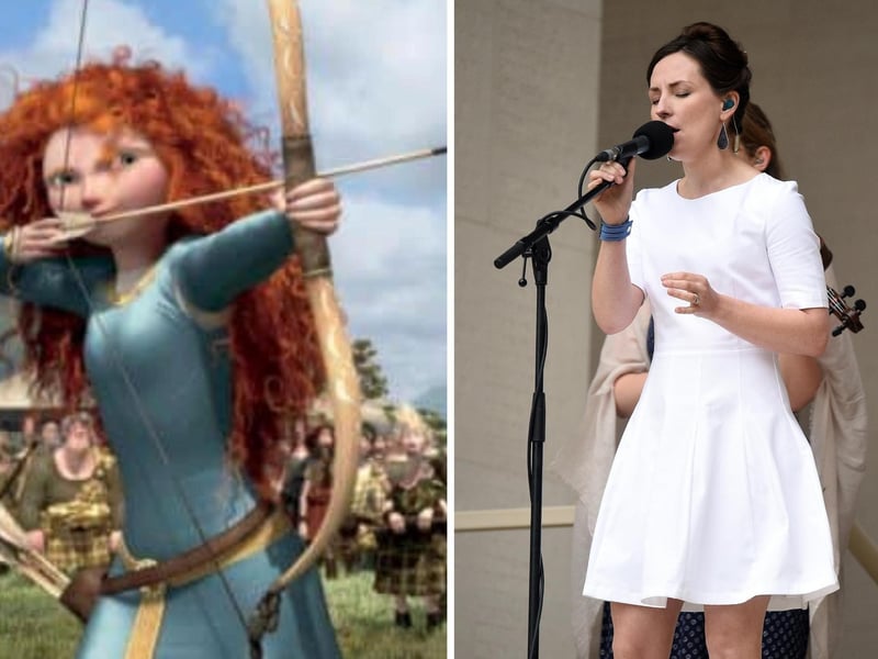 Julie Fowlis is a Scottish folk singer who primarily sings in Scottish Gaelic. In Disney's 'Brave' (2012), Fowlis is credited as the singing voice of the movie's main character Merida - representing the Scottish princess' feelings with hits like "Touch the Sky" and "Into the Open Air".
