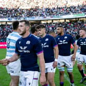 Scotland centre Mark Bennett scored a try in each of the first two Tests against Argentina. (Photo by Pablo Gasparini/AFP via Getty Images)