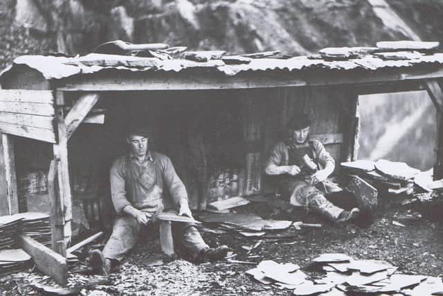 Quarry men at Ballachulish went on strike to get Dr Grant reinstated after he  raised concerns about conditions of workers. PIC: Glencoe Folk Museum.