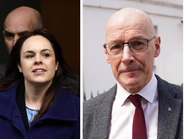 Kate Forbes (left) and John Swinney appear set to throw their hats in the ring to become the next SNP leader and First Minister