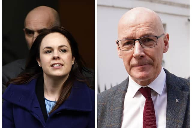 Kate Forbes (left) and John Swinney appear set to throw their hats in the ring to become the next SNP leader and First Minister