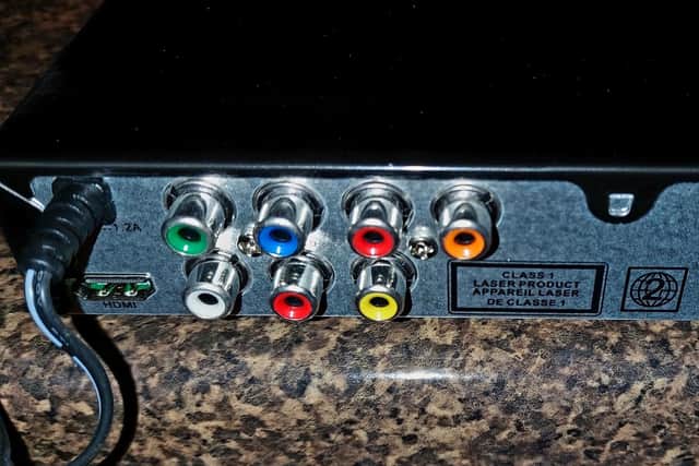 This colourful array of connectors allows the player to be hooked up to just about any TV, hi-fi system or sound bar out there and sets it apart from much more expensive competitors.