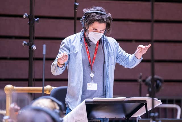 Edinburgh-born composer and conductor worked with the RSNO to creatre the soundtrack for his new Sky show The Amazing Mr Blunden. Picture Lorimer Macandrew
