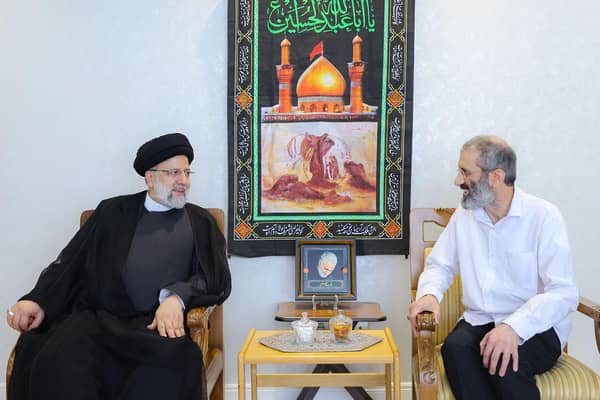 President Ebrahim Raisi visited the home of Iranian diplomat Assadollah Assadi, sentenced to 20 years in prison by a Belgian court over involvement in a bomb plot but released early in a prisoner swap, and treated him as a national hero (Picture: Iranian Presidency/ZUMA Press Wire/Shutterstock)