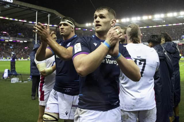 Magnus Bradbury has been capped 19 times by Scotland. (Photo by Craig Williamson / SNS Group)