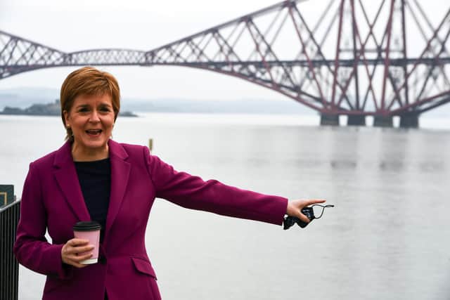 Nicola Sturgeon could turn the tables on Boris Johnson if he decides to hold an independence referendum during the Covid recovery period (Picture: Andy Buchanan/PA Wire)