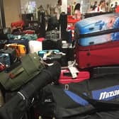 Edinburgh Airport said 7,500 passengers - 0.5 per of the total - had suffered baggage problems in July. (Photo by Karen McAvoy)