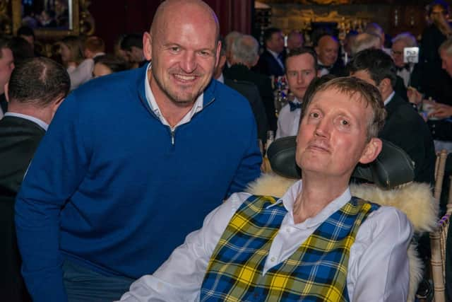 Scotland head coach Gregor Townsend alongside Doddie Weir