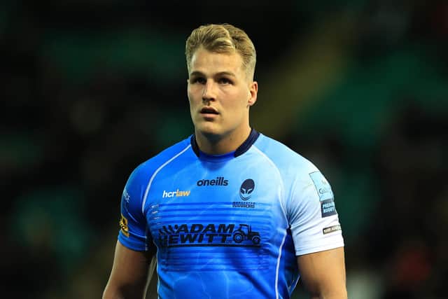 Duhan van der Merwe bagged two tries for Worcester while Scotland were in action.