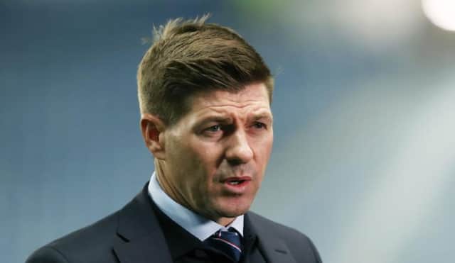 Rangers manager Steven Gerrard saw his team maintain their four-point lead at the top of the Premiership table by beating Ross County 4-2 at Ibrox. (Photo by Craig Williamson / SNS Group)